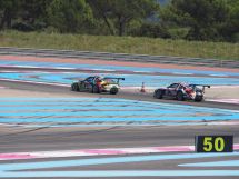 Les deux GT3 CUP S sur le circuit de Paul Ricard